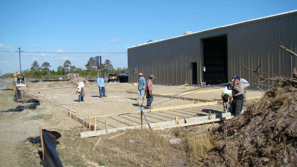 Form & Rebar at Driveway & Parking